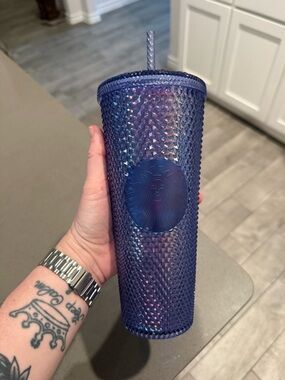 Disney World 50th Anniversary  Starbucks Iridescent Studded Tumbler  24oz